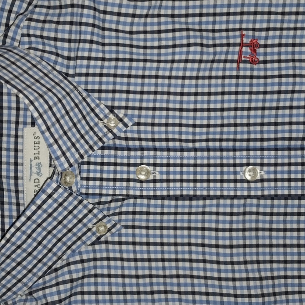 Nwot BALD HEAD BLUES button up size men large